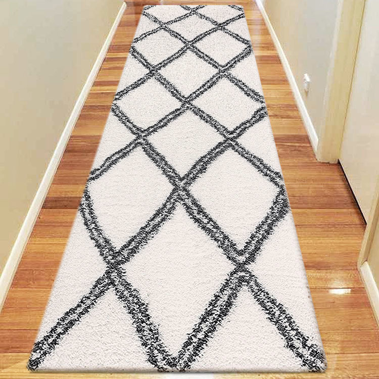 Salem Ivory Moroccan Shaggy Rug
