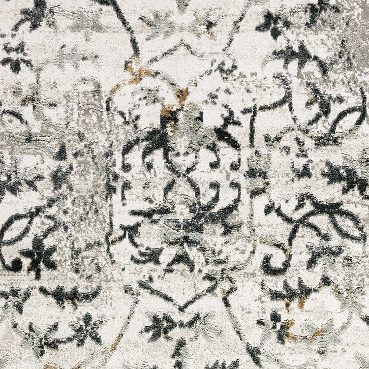 Saul Beige Floral Transitional Rug