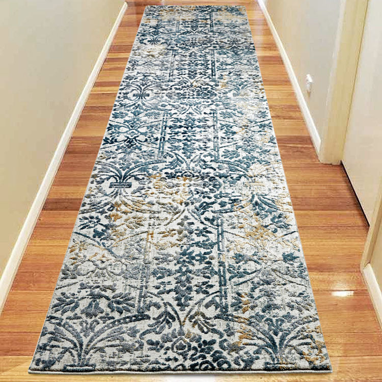 Saul Transitional Floral Trellis Rug