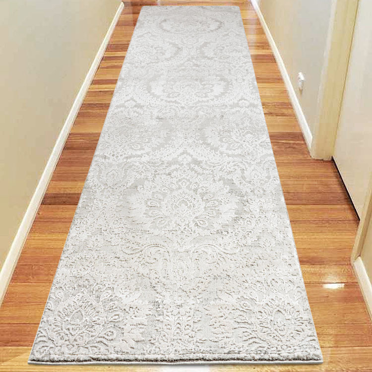 Large View Saul Beige Transitional Floral Rug