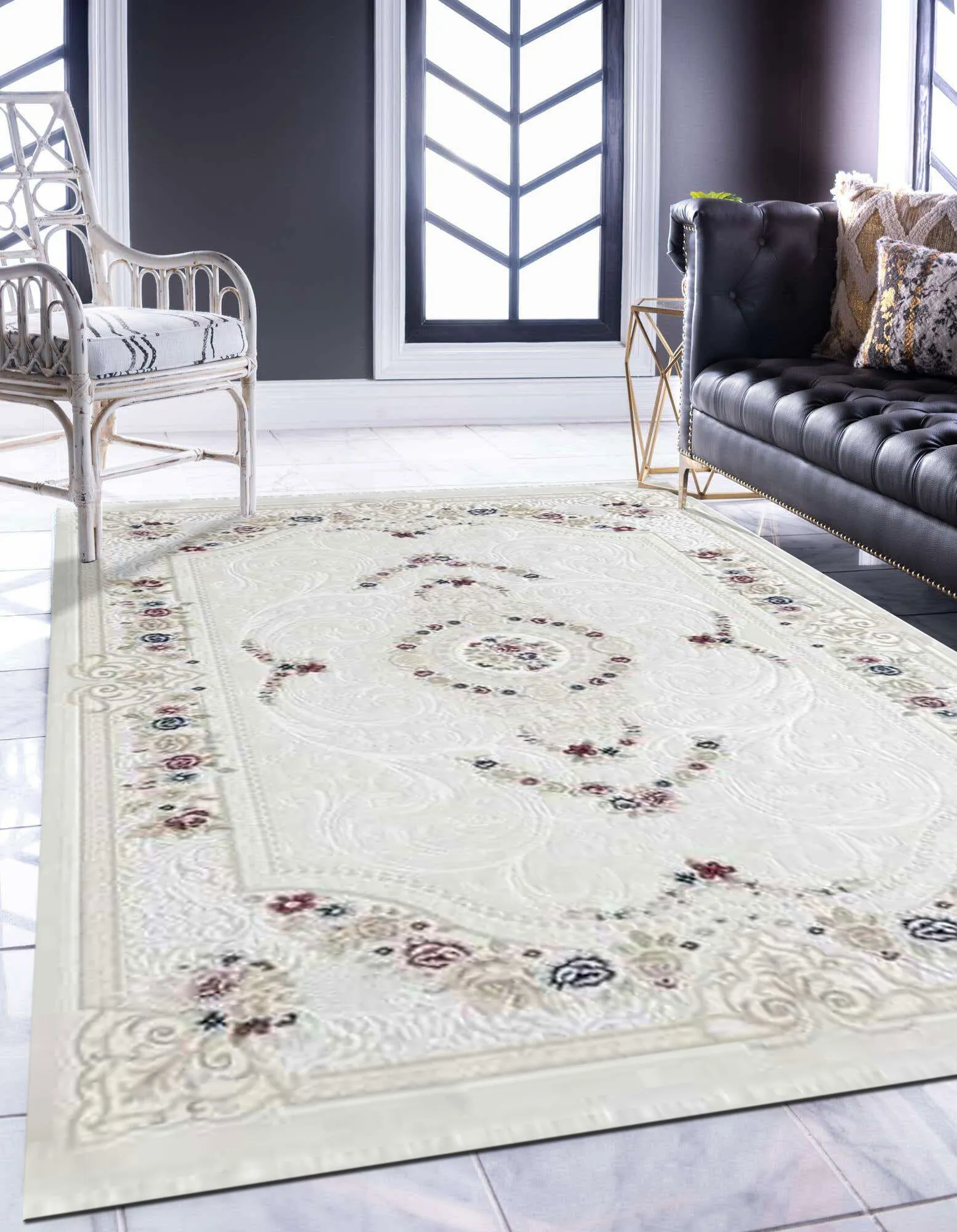 Sadie Cream Traditional Floral Rug