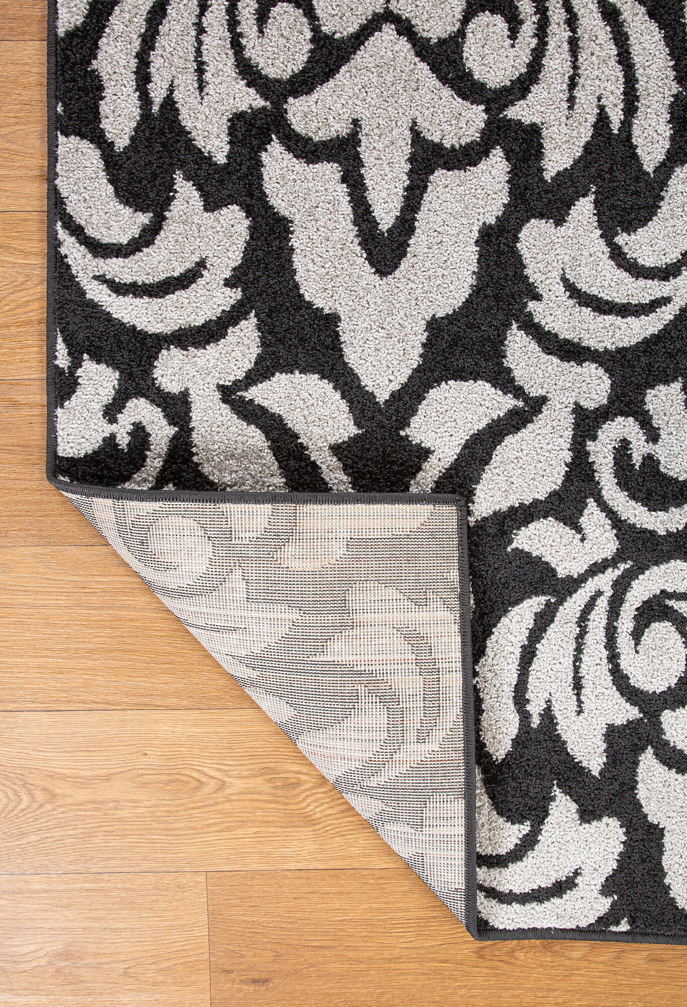 Large View Sandy Contemporary Floral Rug