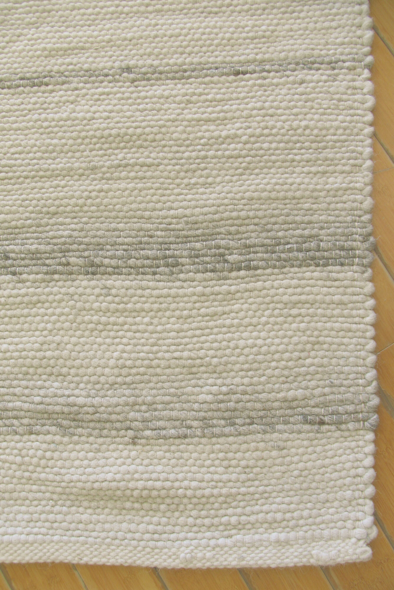 Large View Studio Flatweave Wool Stripe Rug