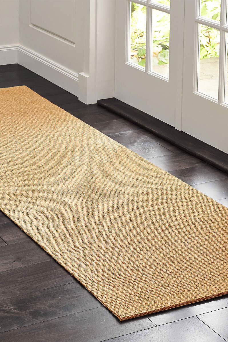 Large View Sisal Rubber Back Flatweave Rug