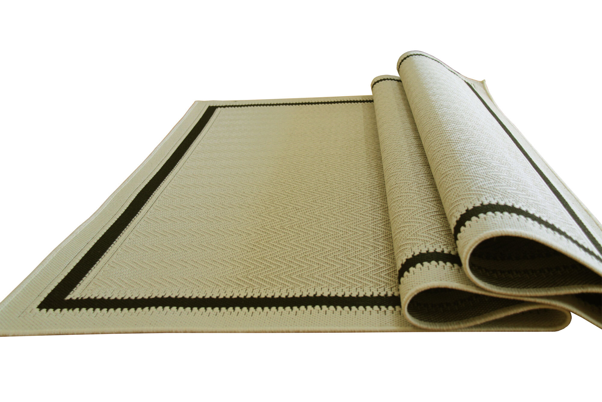 Storm Flatweave Border Rug
