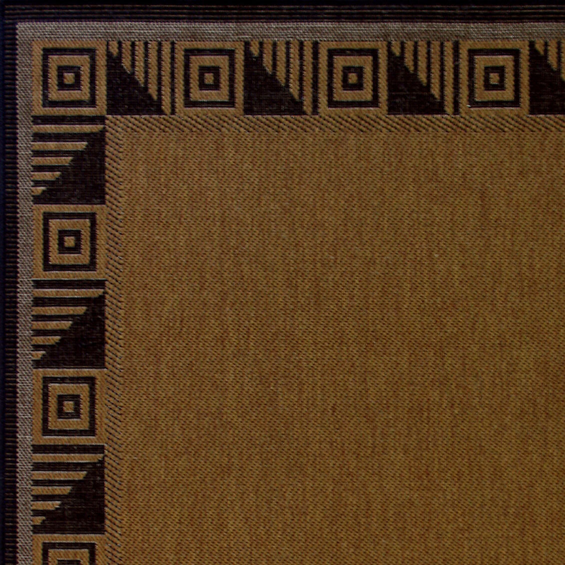Large View Storm Indoor Outdoor Border Rug