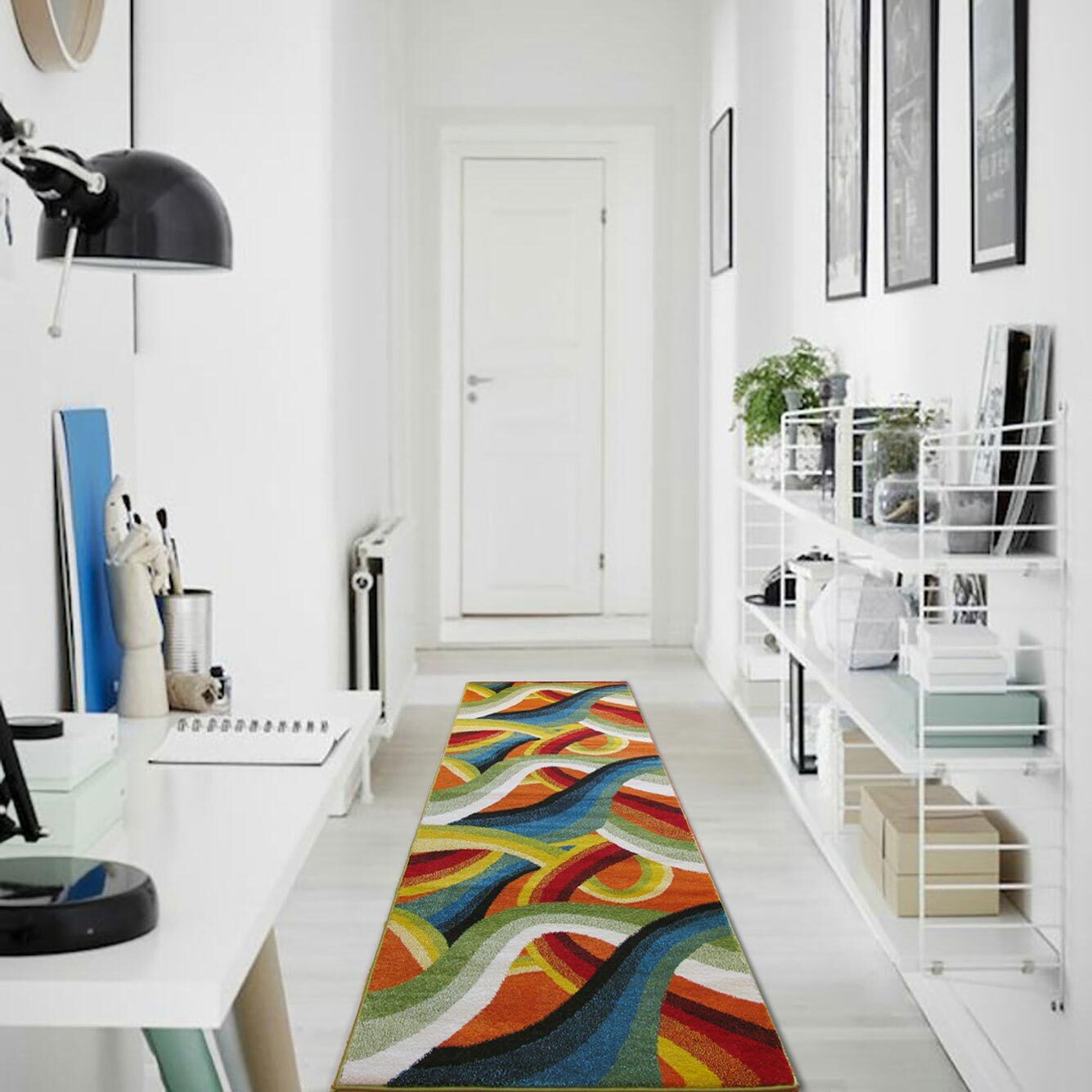 Large View Splendor Modern Wavy Rug