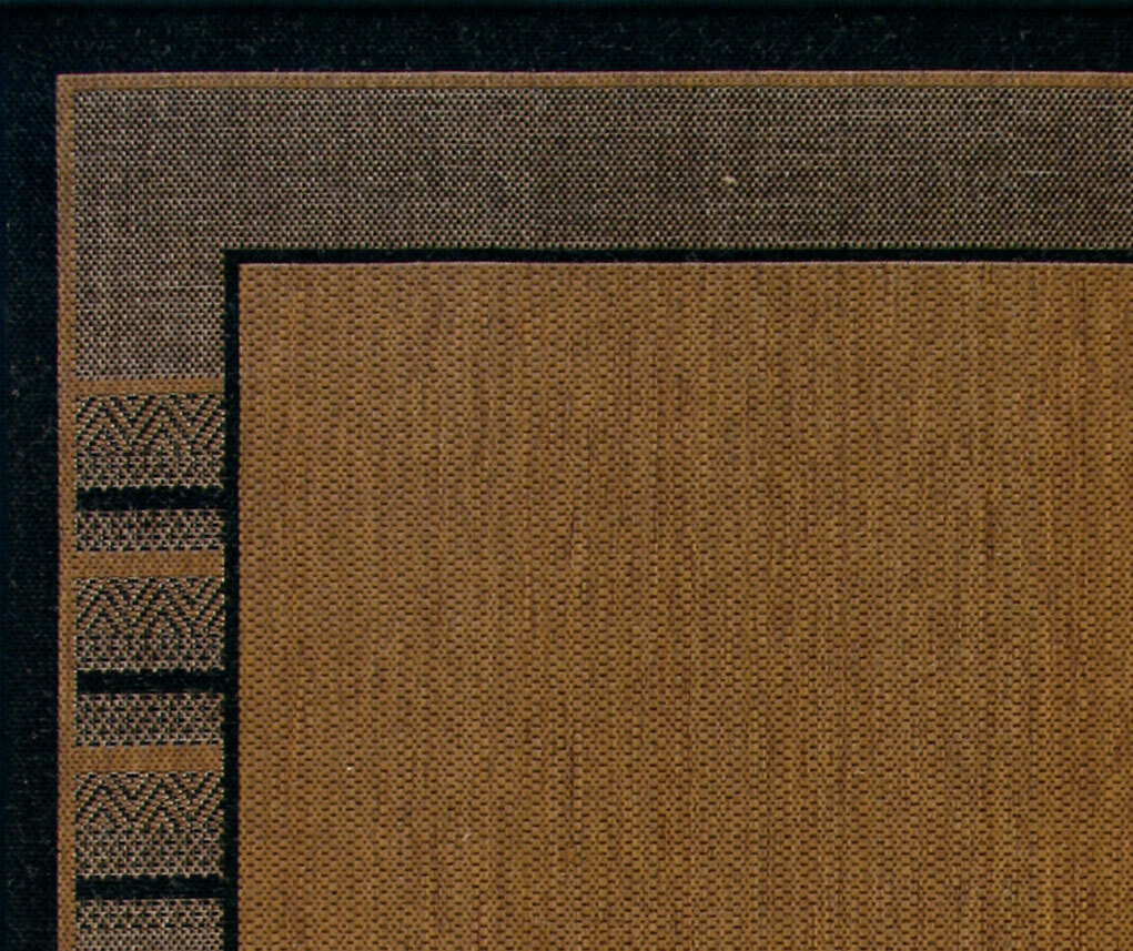 Large View Storm Indoor Outdoor Border Rug