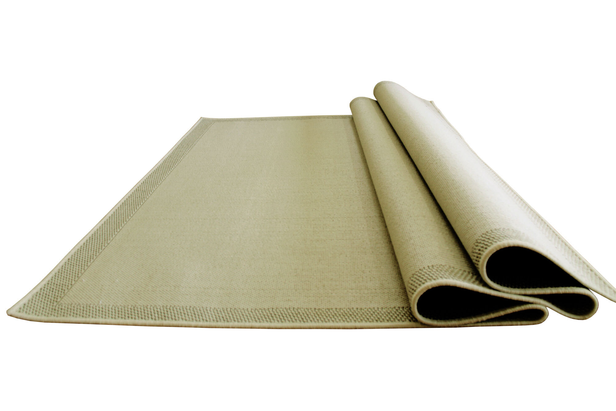 Large View Storm Plain Flatweave Border Rug