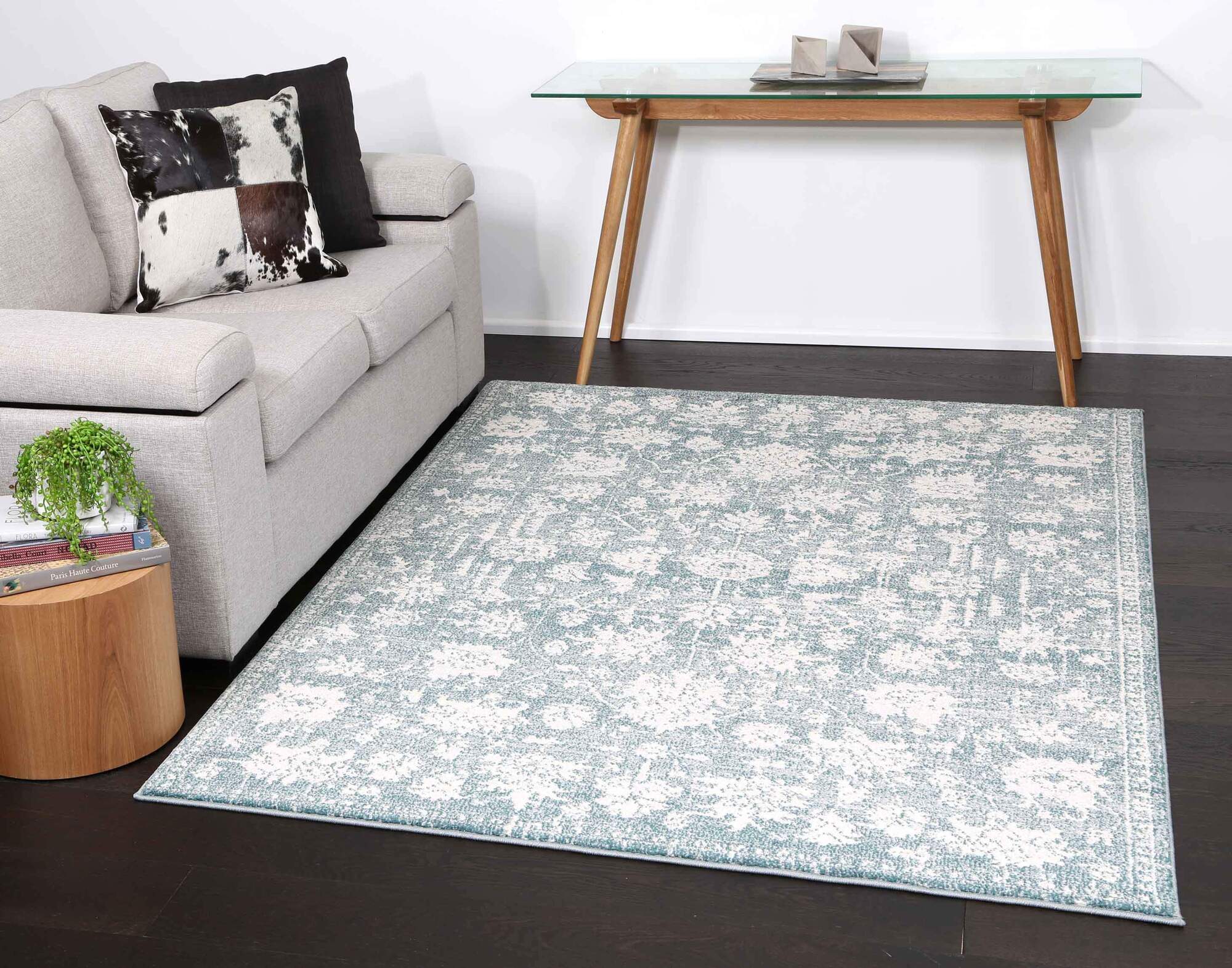 Sophia Floral Overdyed Rug