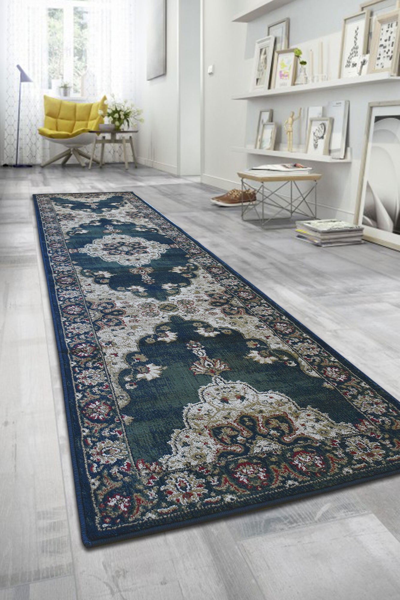 Sydney Blue Classic Medallion Rug