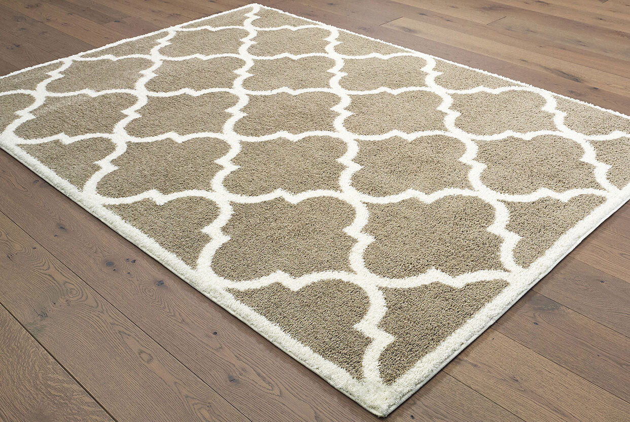 Sofia Moroccan Brown Trellis Rug