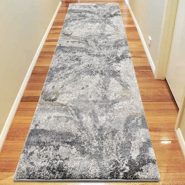 Unique Grey Modern Abstract Rug