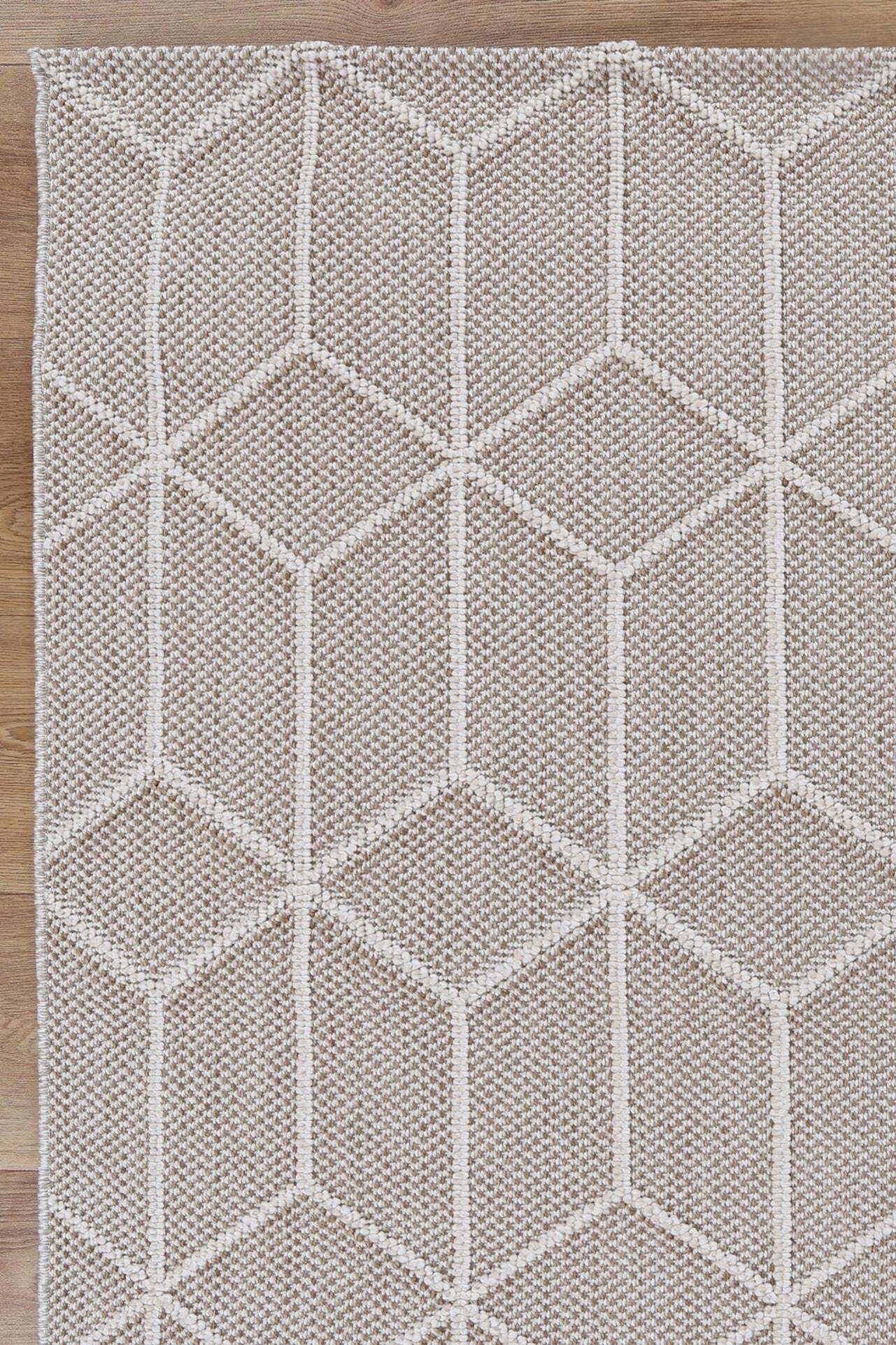Large View Viva Geometric Flatweave Rug