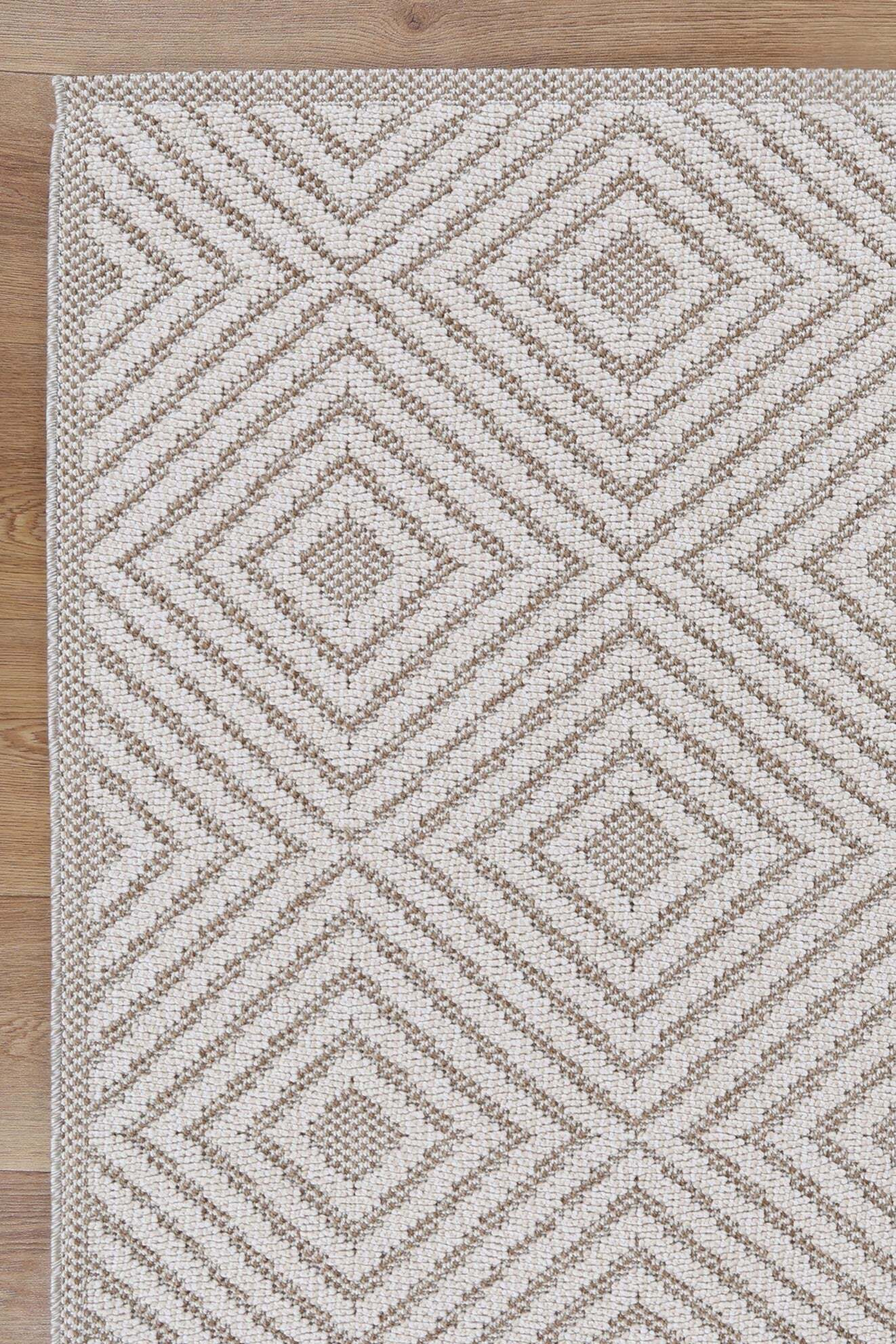 Large View Viva Geometric Flatweave Rug