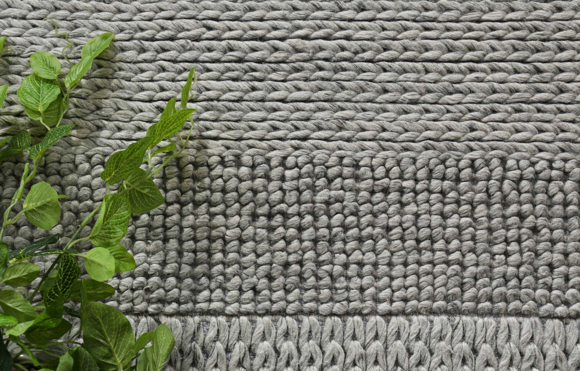 Zuri Grey Hand Loomed Rug