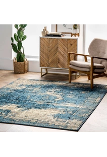 Ugo Blue Overdyed Rug UN4441-H