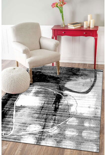 Atlanta Grey Modern Abstract Rug