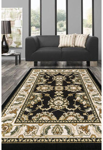 Atlanta Traditional Classic Black Rug
