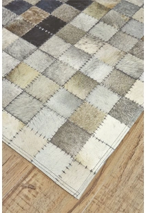 Atlas Cowhide Leather Rug
