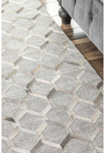 Atlas Hand Stitched Leather Rug