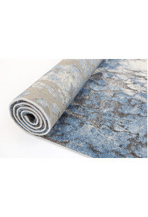 Aloha Blue Marble Pattern Rug