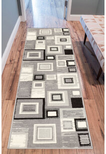 Axel Modern Square Pattern Rug