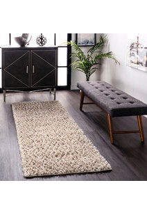 Angel Plain Shaggy Beige Rug