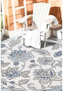 Ambient Ivory Floral Rug AO215-W
