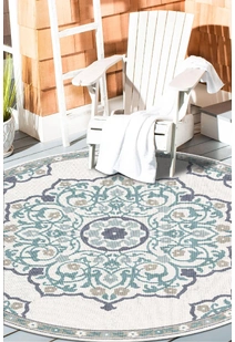 Ambient Ivory Floral Rug AO3985-I