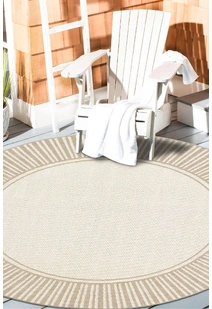 Ambient Tan Patio Rug AO4808-J