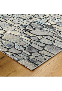 Aperto Stone Pebble Pattern Rug