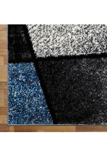 Aria Blue Modern Geometric Rug