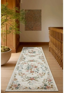 Aubusson Floral Rug AUB40010-W