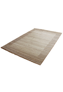 Bergamo Tan Modern Border Rug