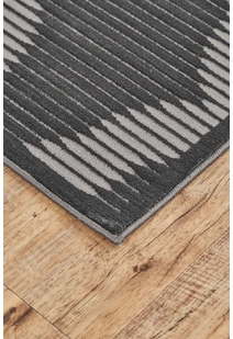 Brigitte Black Trellis Rug BO3679-CG