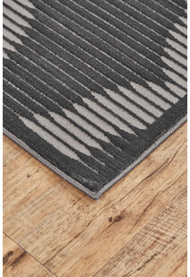 Brigitte Moroccan Black Trellis Rug