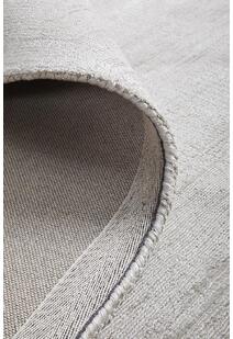 Bree Hand Loomed Plain Grey Rug