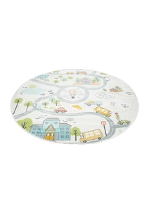 Candy Road Kids Round Rug