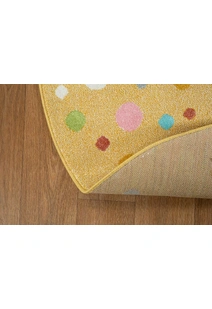 Candy Elephant Kids Round Rug