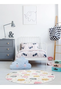 Candy Cat Face Kids Rug CAN4359-W