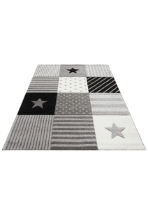 Charlie Square Pattern Kids Rug