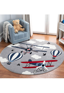 Charlie Biplane / Airplane Kids Rug