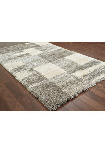 Ciro Square Pattern Shaggy Rug
