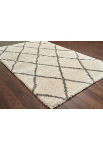 Ciro Moroccan Trellis Shaggy Rug