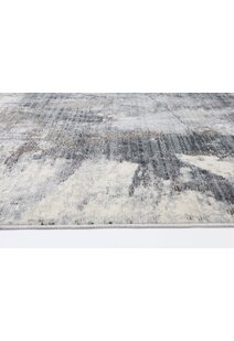 Darra Grey Modern Abstract Rug