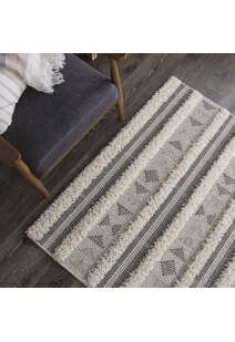 Evan Geometric Multi Texture Rug