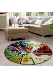 Ellen Modern Floral Abstract Rug
