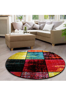 Ellen Modern Square Pattern Rug