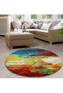 Ellen Multi Coloured Modern Rug